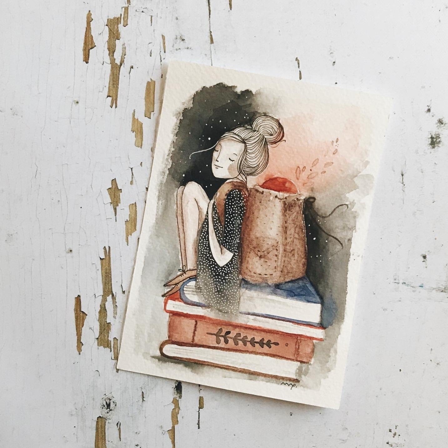 Naplopó - akvarell print