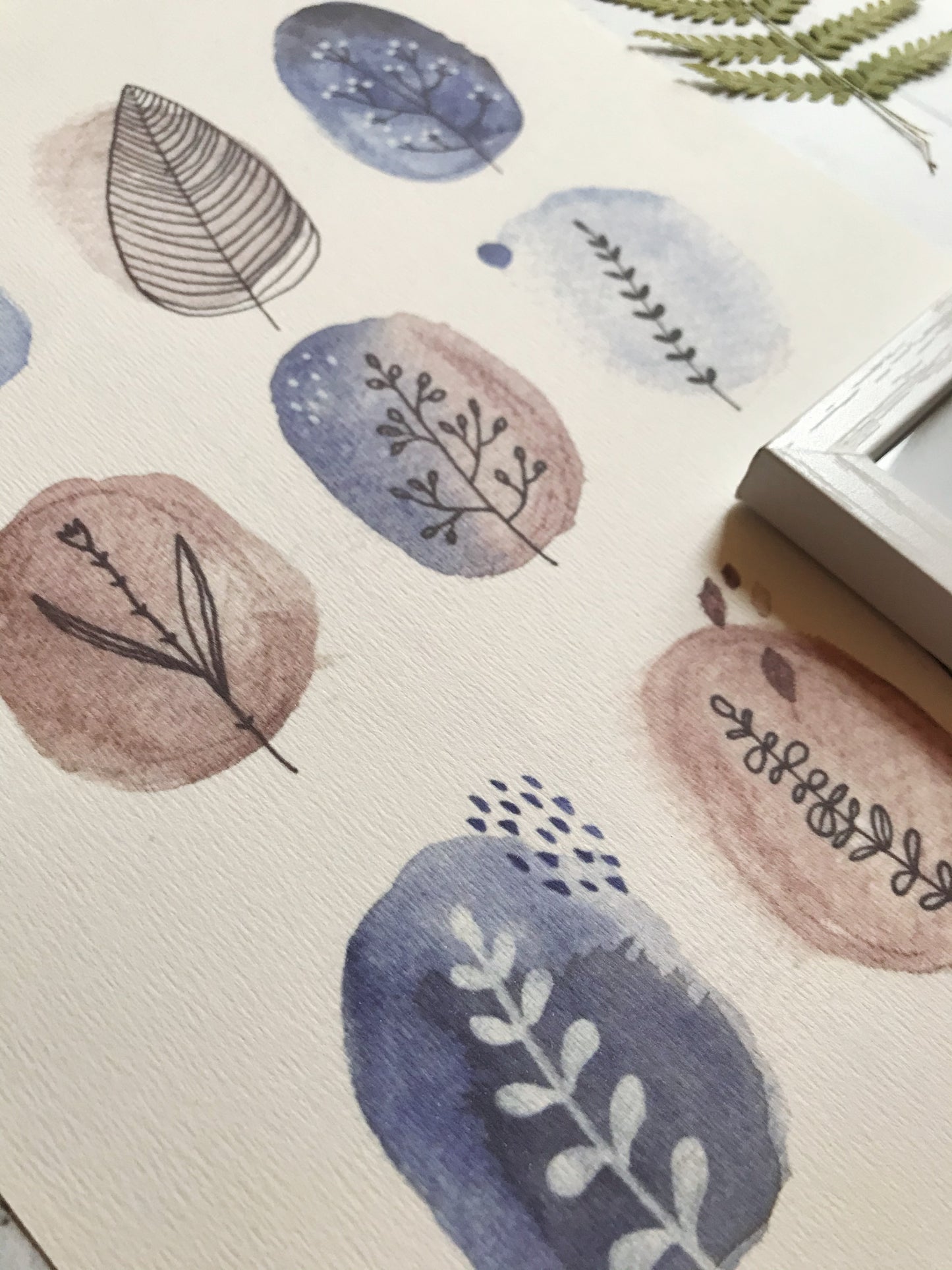 Növények - akvarell print