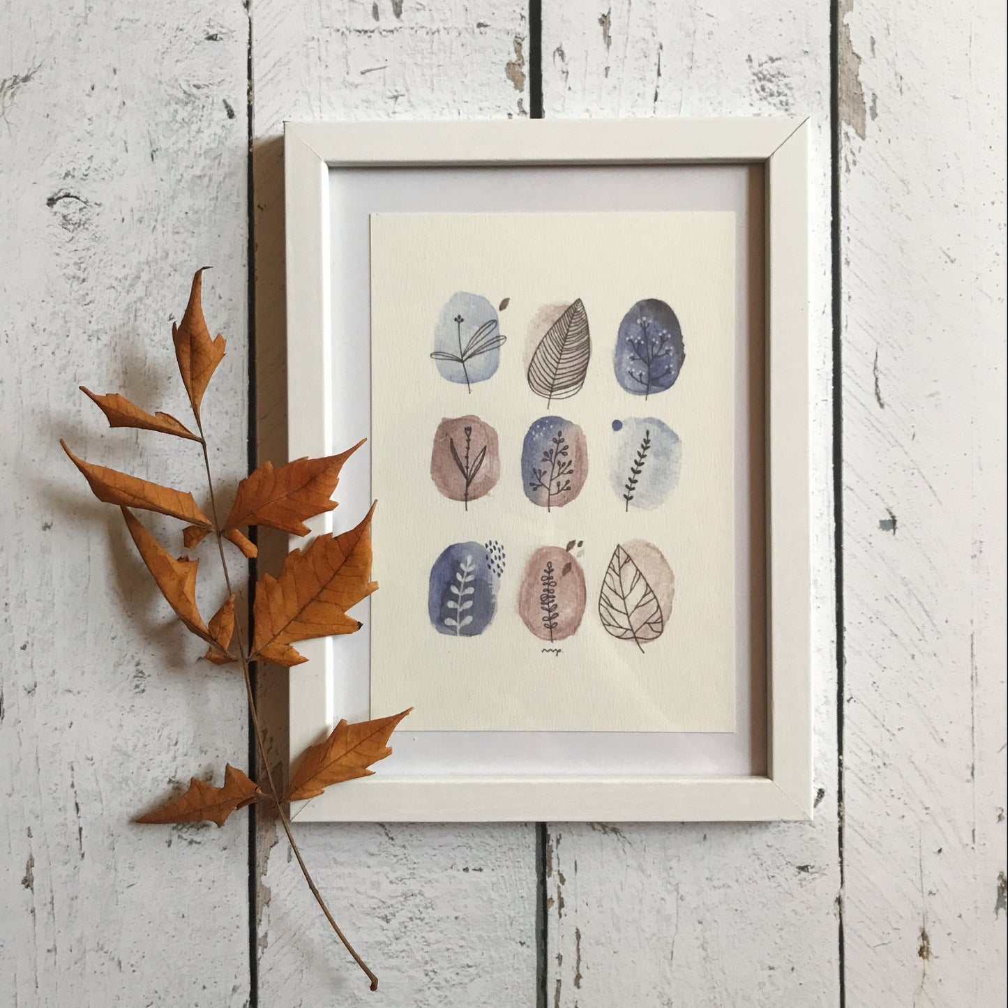 Növények - akvarell print