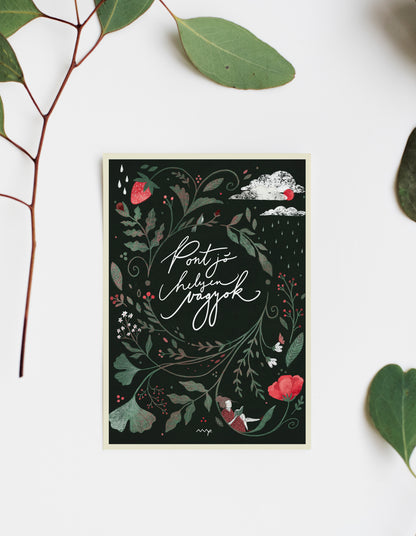 Lélekkert - személyre szabható print