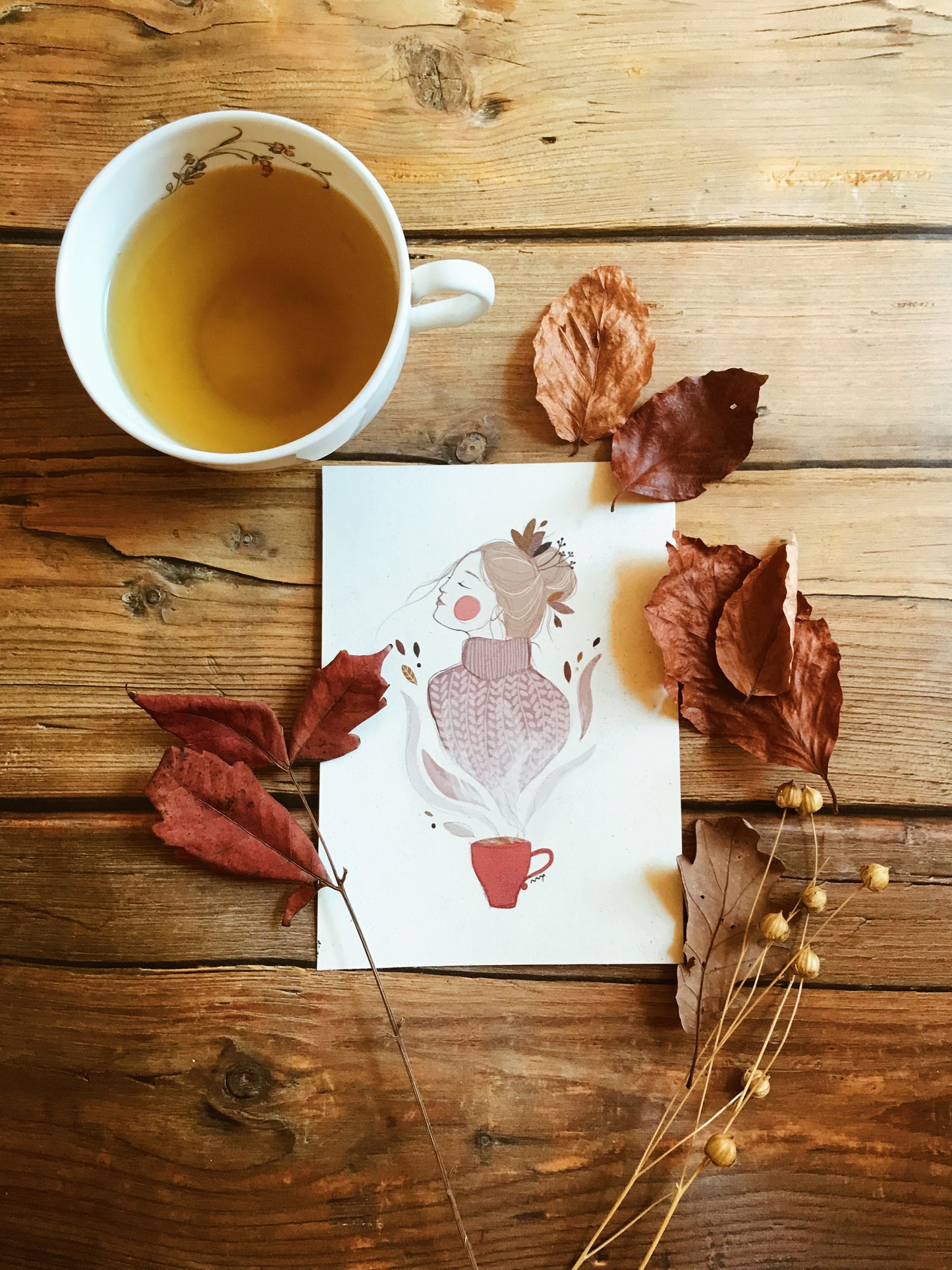 Ősztündér print